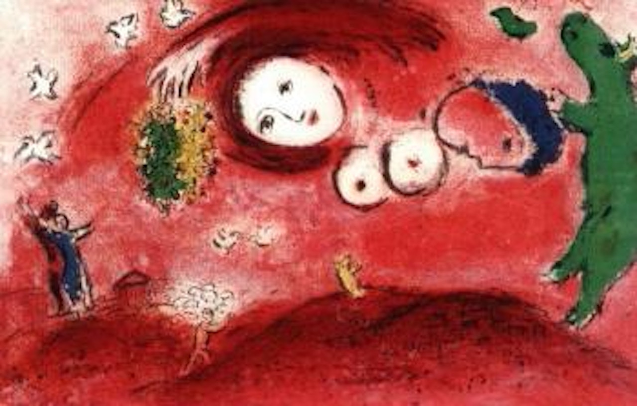 Springtime on the meadow, from Daphnis and Chloe by Marc Chagall
