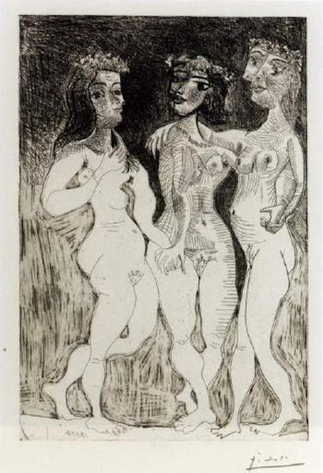 Trois femmes by Pablo Picasso