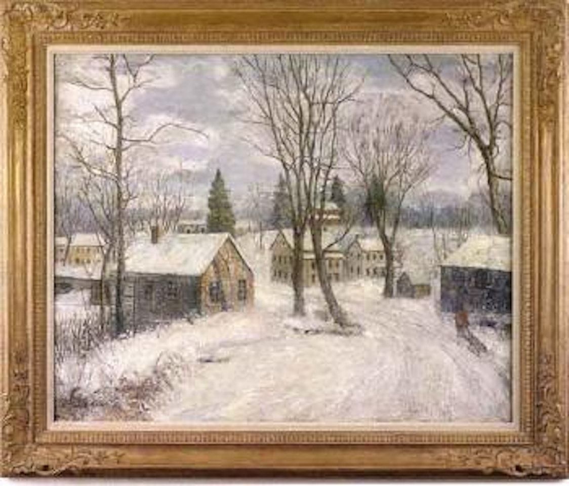Carversville winter by Walter Emerson Baum