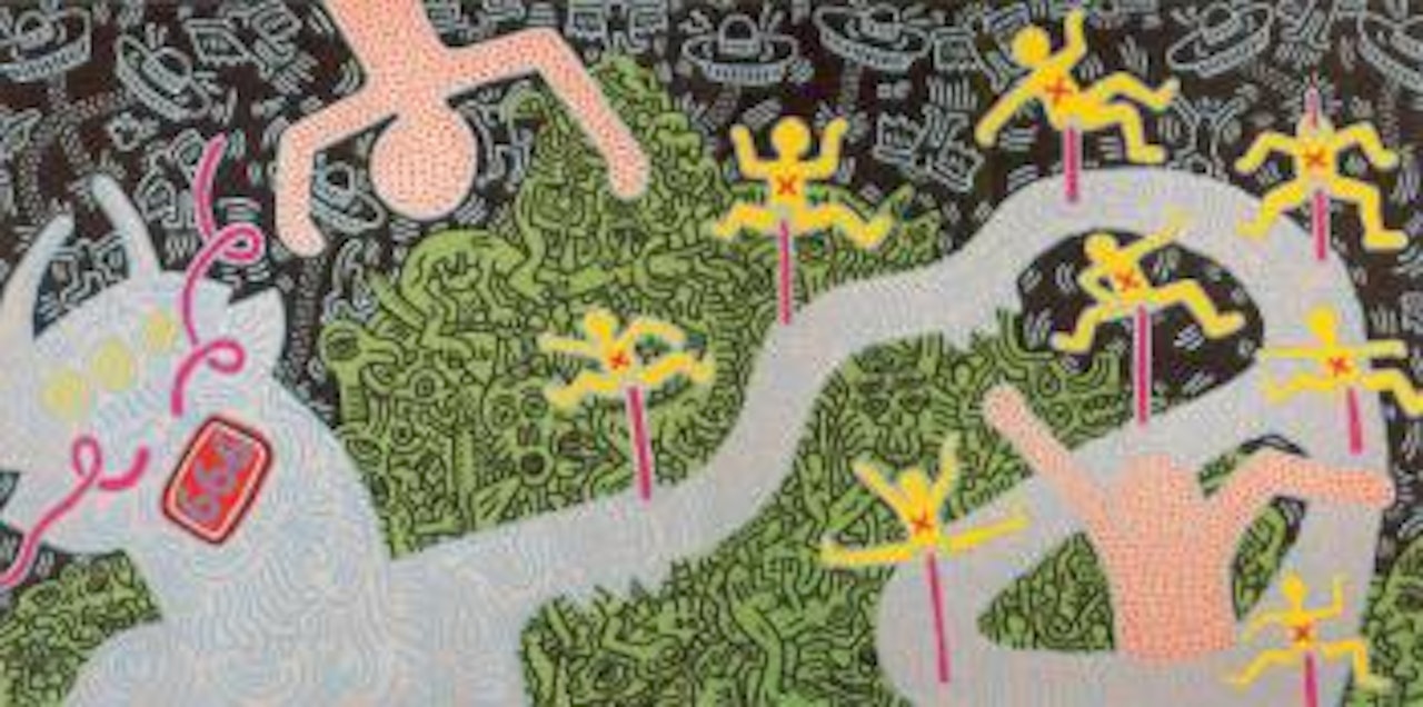 Heaven and Hell by Keith Haring