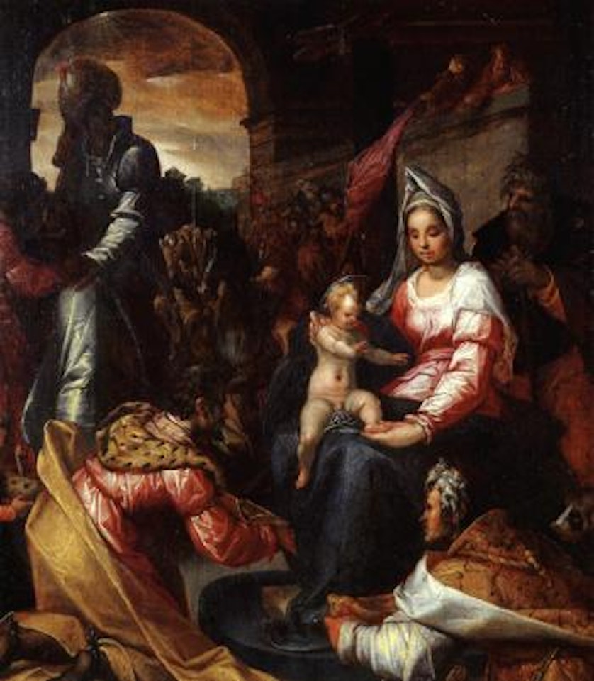 Adoration of the Magi by Pieter Franz Isaaksz