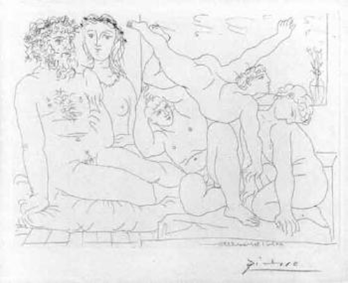 Famille de saltimbanques by Pablo Picasso