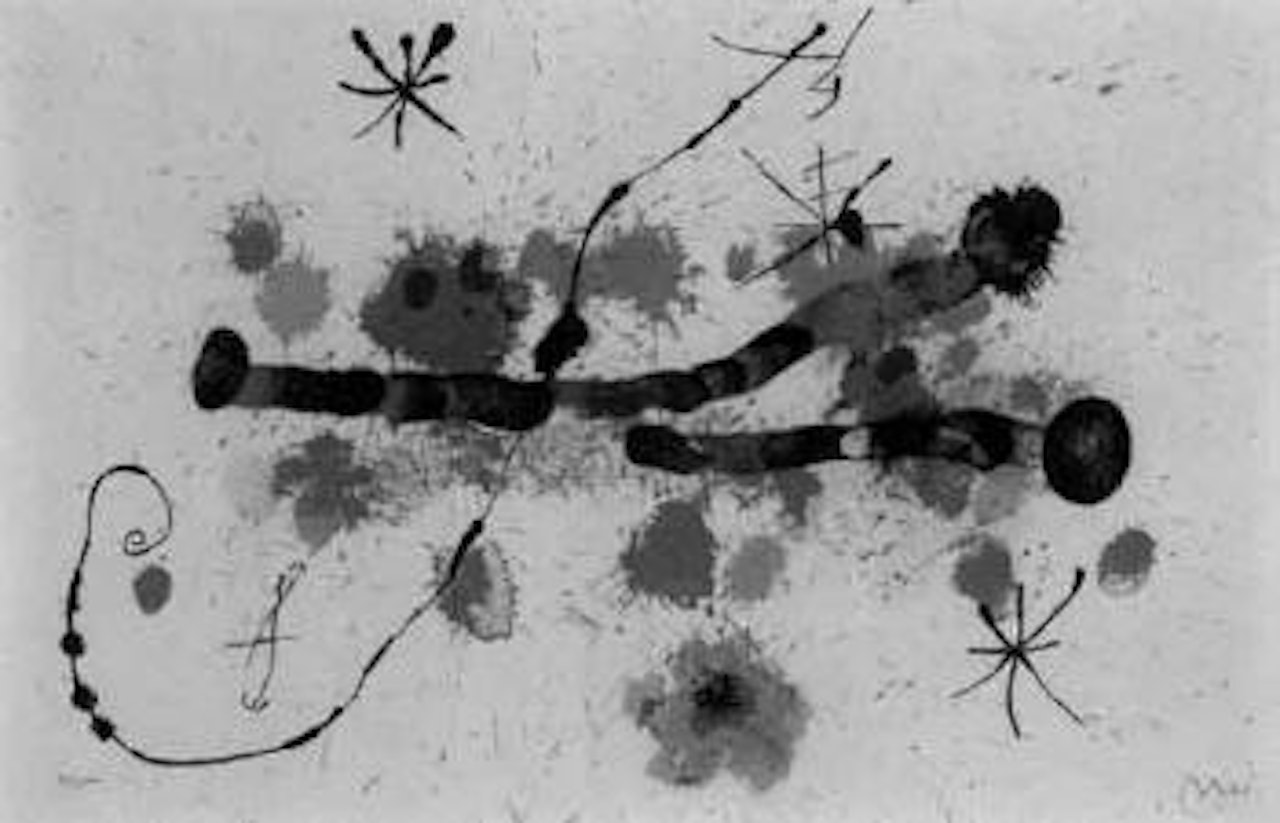 Un jardinier by Joan Miró