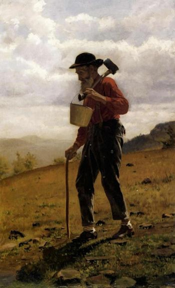 Return from the field by John George Brown