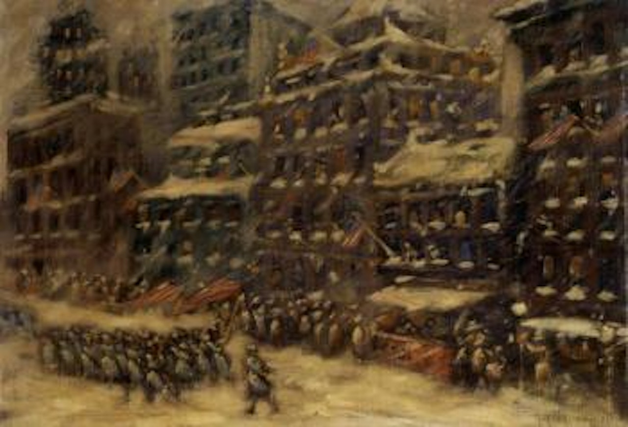 Fifth Avenue parade by Guy Carleton Wiggins