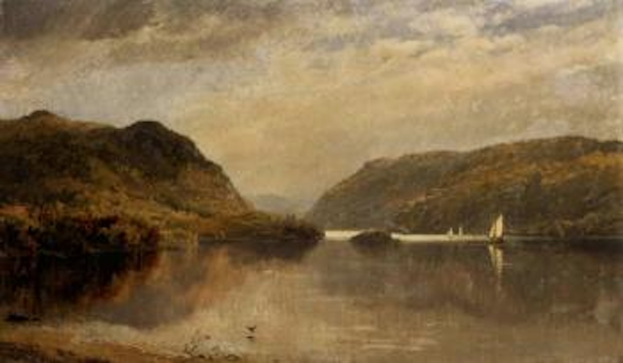 Cold spring on Hudson, near Fishkill Landing by Jasper Francis Cropsey