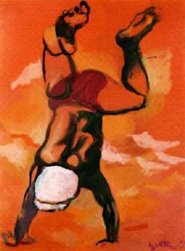 Girl pirouetting by Renato Guttuso