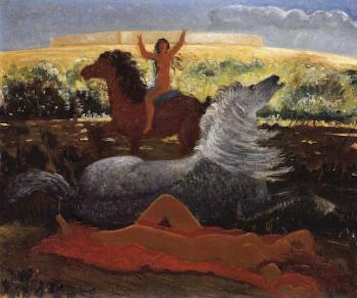 Wounded riders by Giovanni Colacicchi