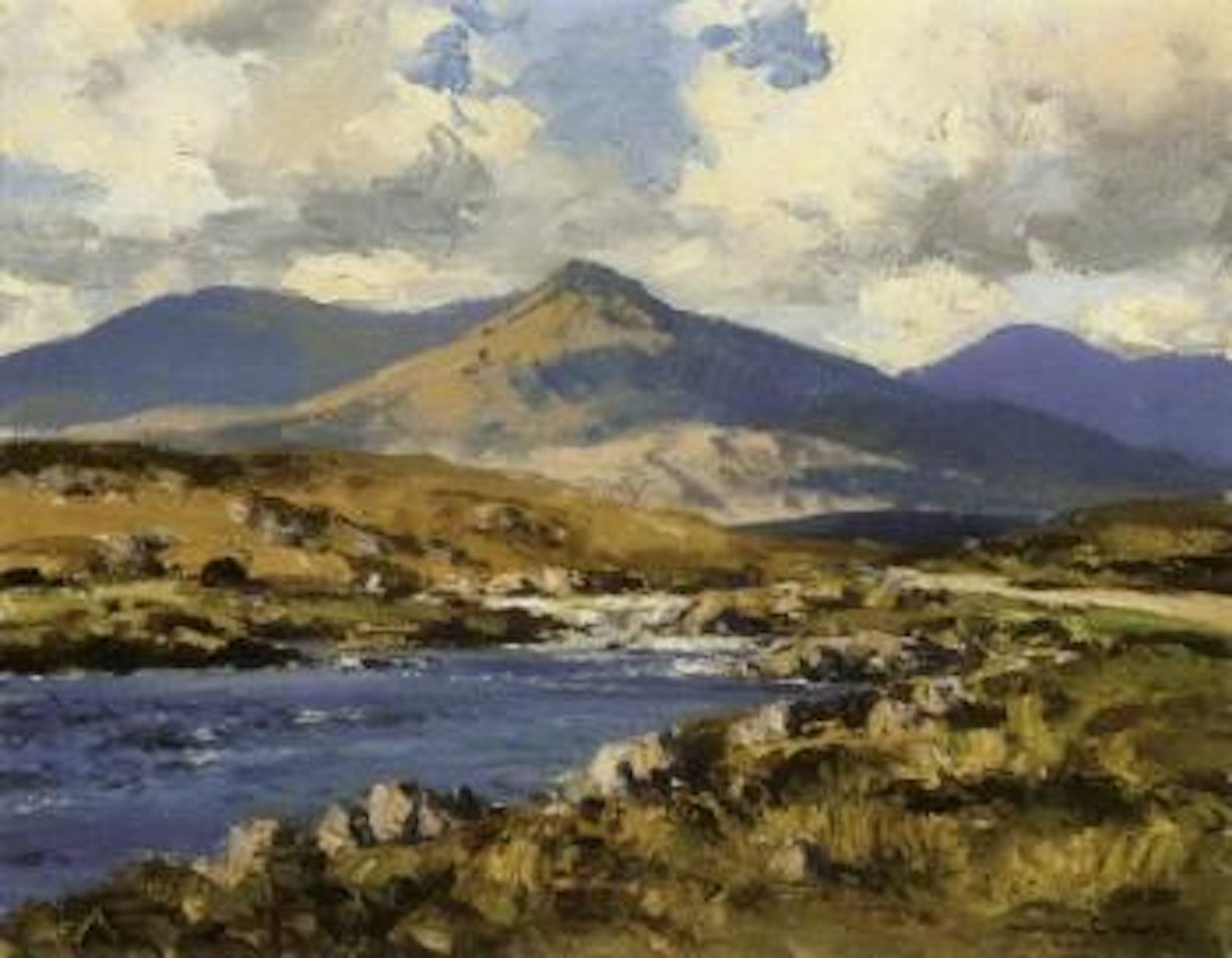 Ballynahinch River, Roundstone, Co. Galway by Maurice Canning Wilks