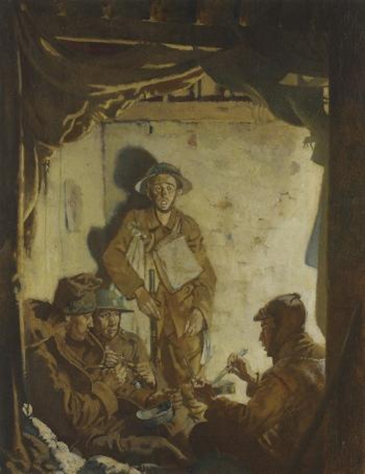 Soldiers resting at the front by William Orpen