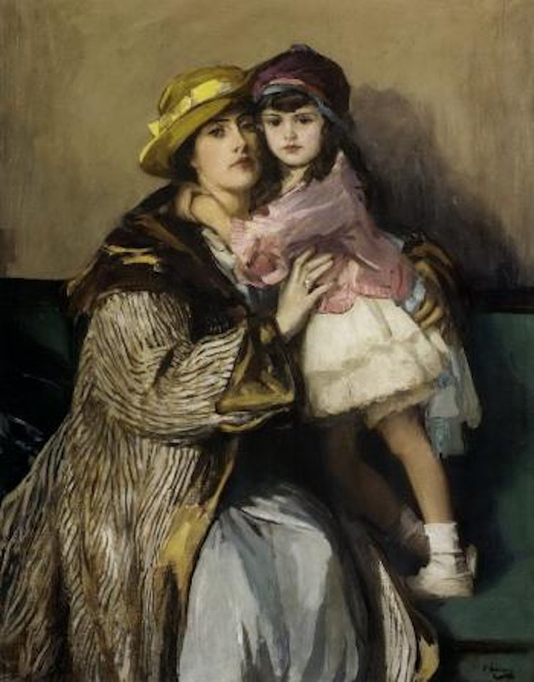 Mother and child - Eileen and Diana by John Lavery
