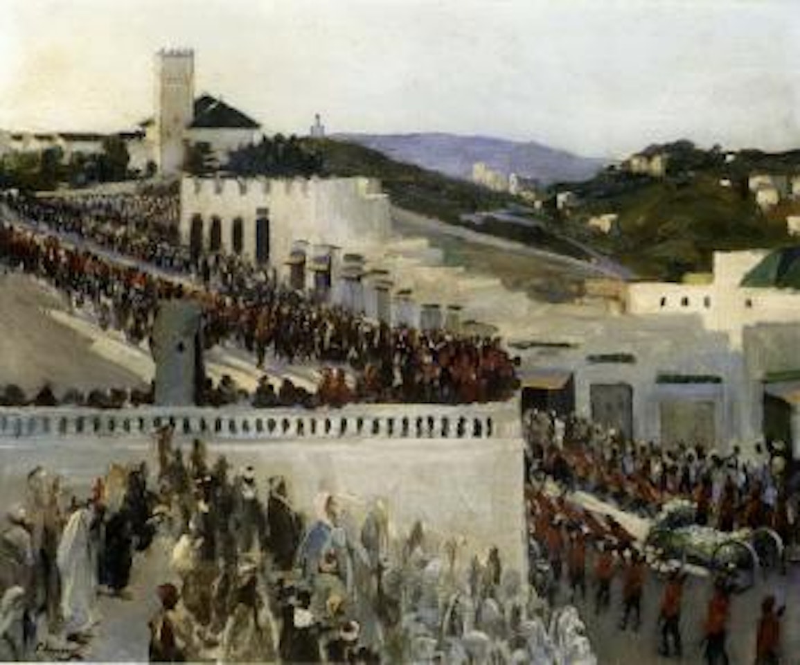 Funeral procession of Kaid Maclean by John Lavery