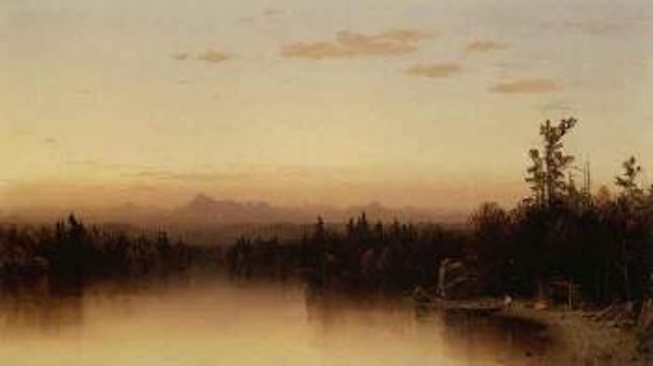 Twilight in the Adirondacks by Sanford Robinson Gifford