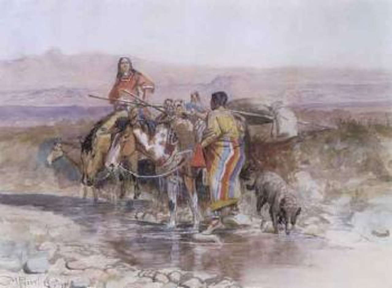 Thirsty by Charles M Russell