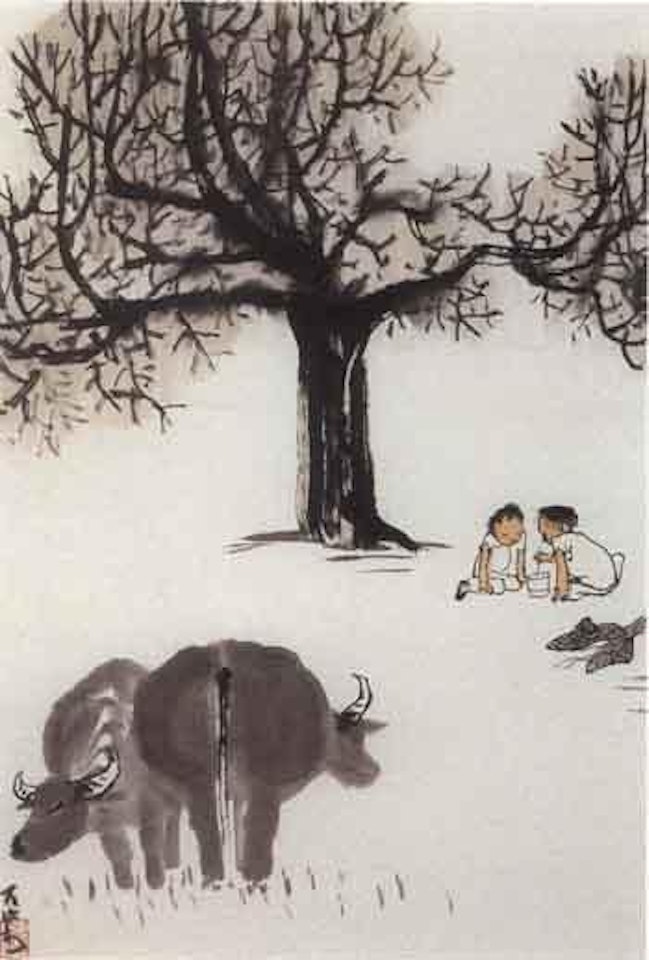 Herdboys by Li Keran