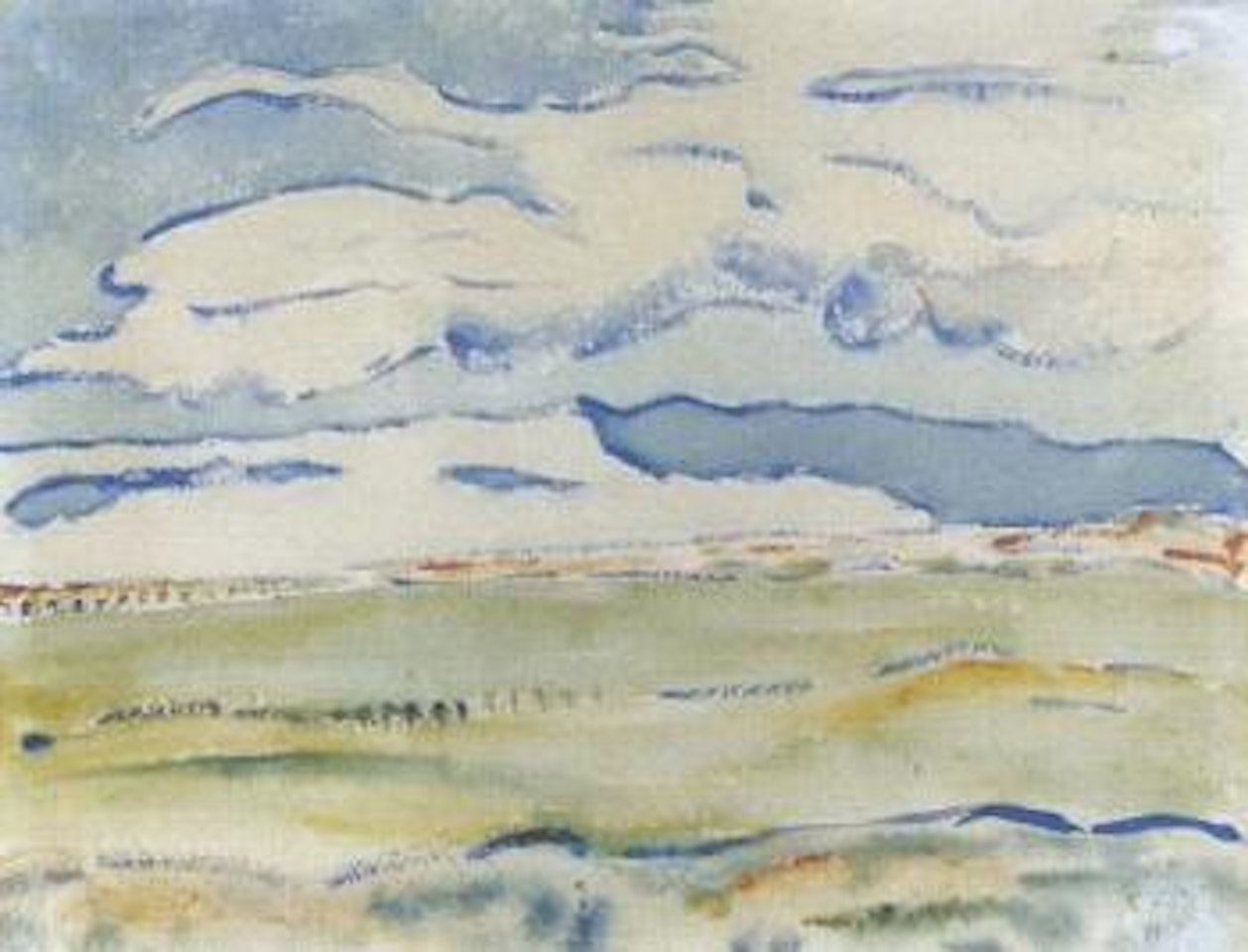 Jura landscape in summer by Cuno Amiet