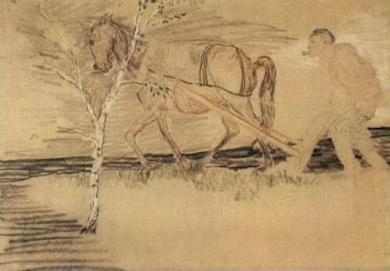 Sleeping centaurs. Ploughing by Filip Malyavin