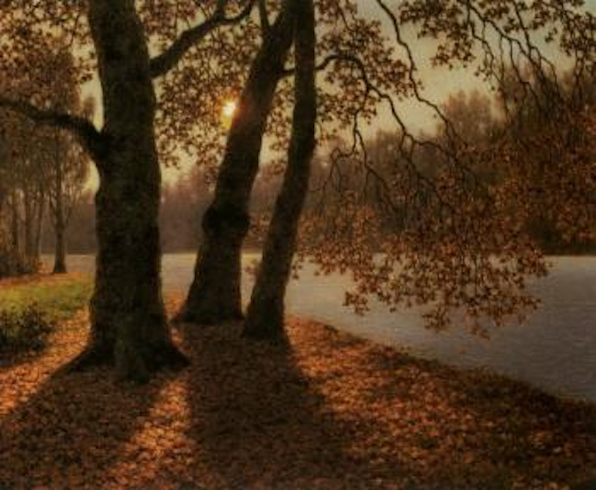 Golden autumn by Ivan Fedorovich Choultse