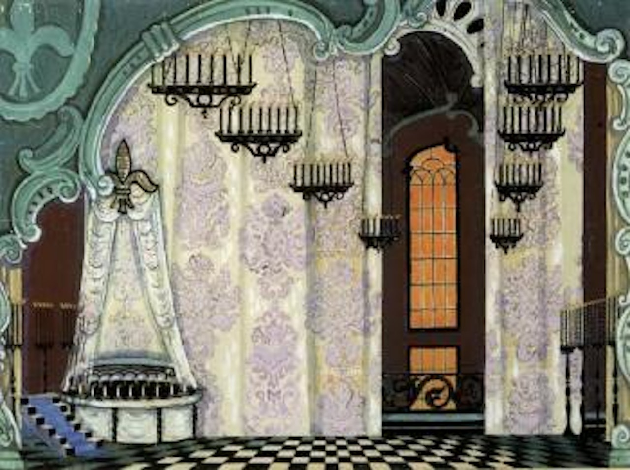 Book illustration by Mstislav Valerianovich Dobuzhinsky