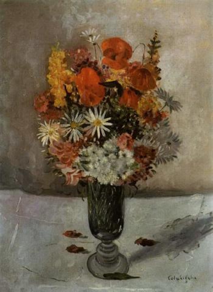 Vase of flowers by Giovanni Colacicchi