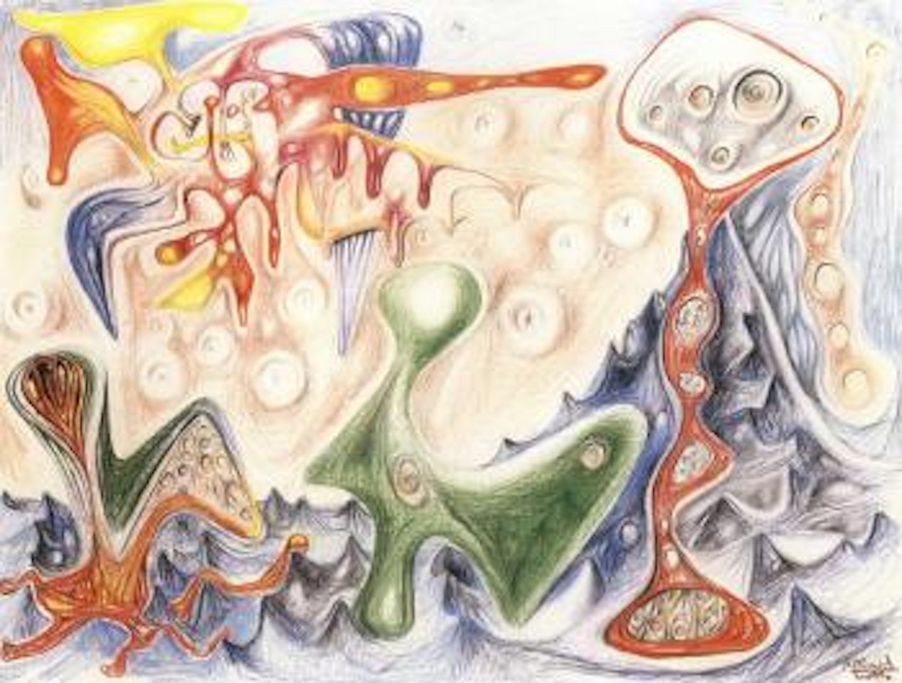 A Elizabeth - For Elizabeth by Roberto Matta