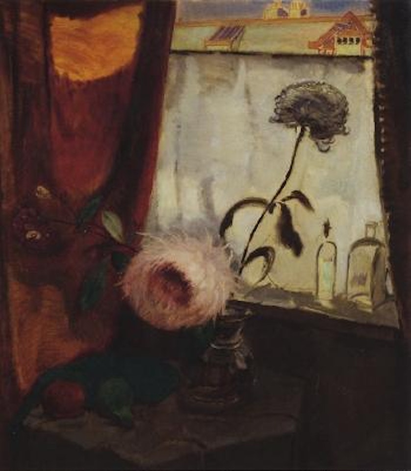 Flowers in interior by Jan Sluyters