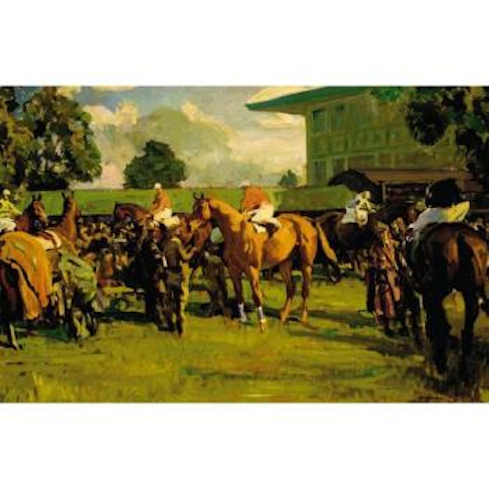 Jockeys up! by Frank B. Hoffman
