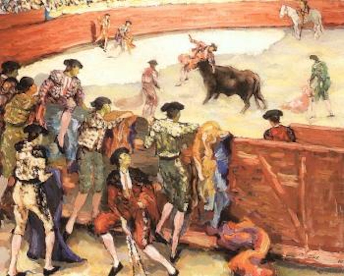 La Corrida a Arles by Marcel Dyf