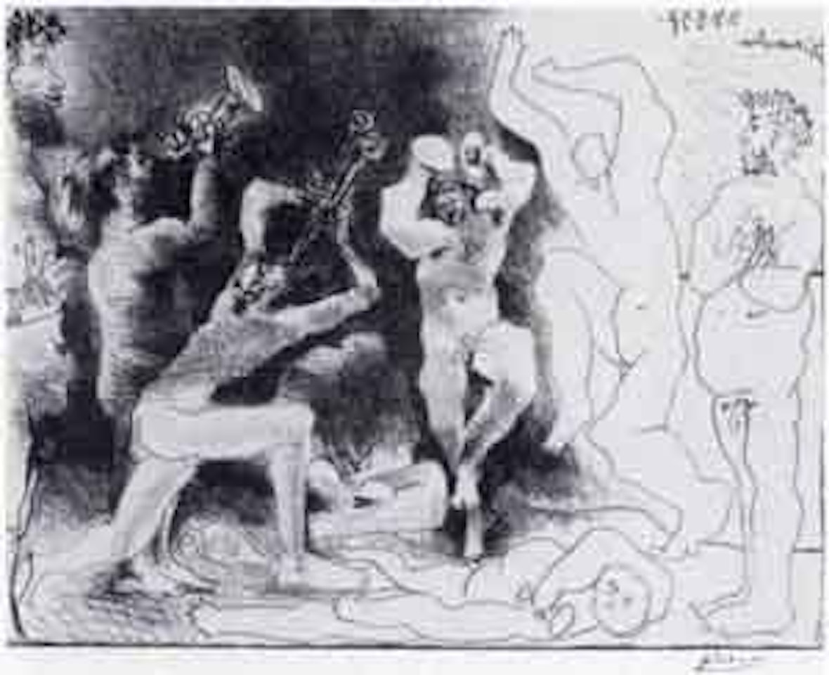 La danse des faunes by Pablo Picasso