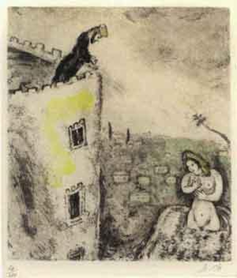 David and Bathsheba by Marc Chagall