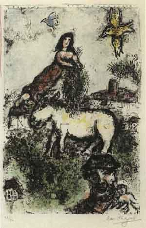 Sequestered garden by Marc Chagall