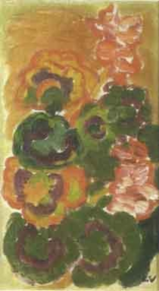 Fleurs et feuilles de Pelargonium by Louis Valtat