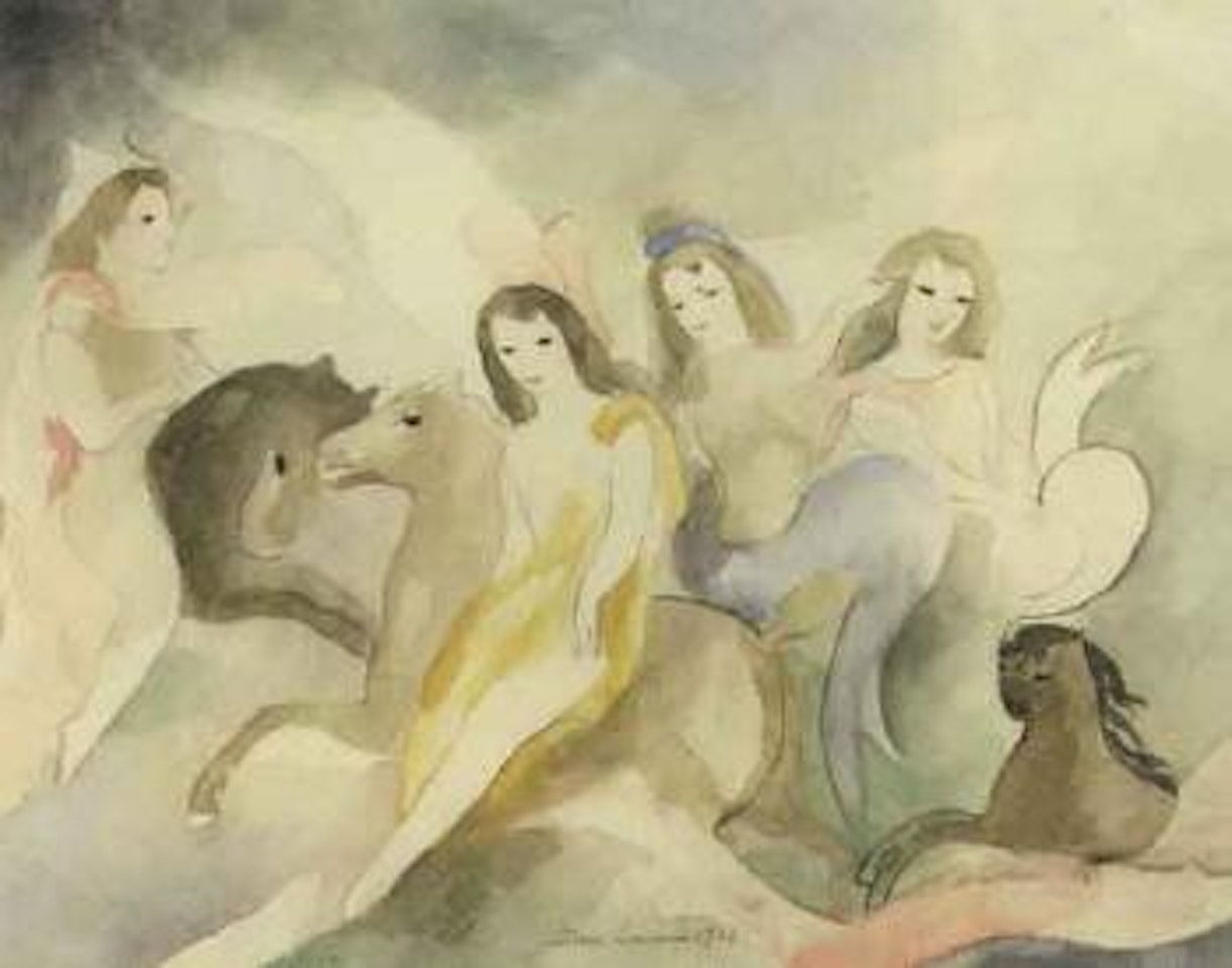 Mermaids and Amazons by Marie Laurencin