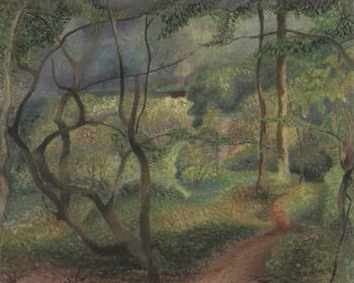 Landscape with trees by Erik Olson