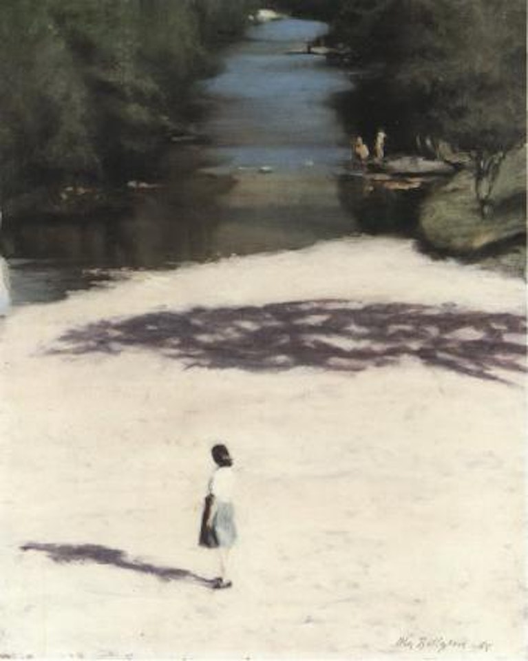 Woman on the beach by Ola Billgren