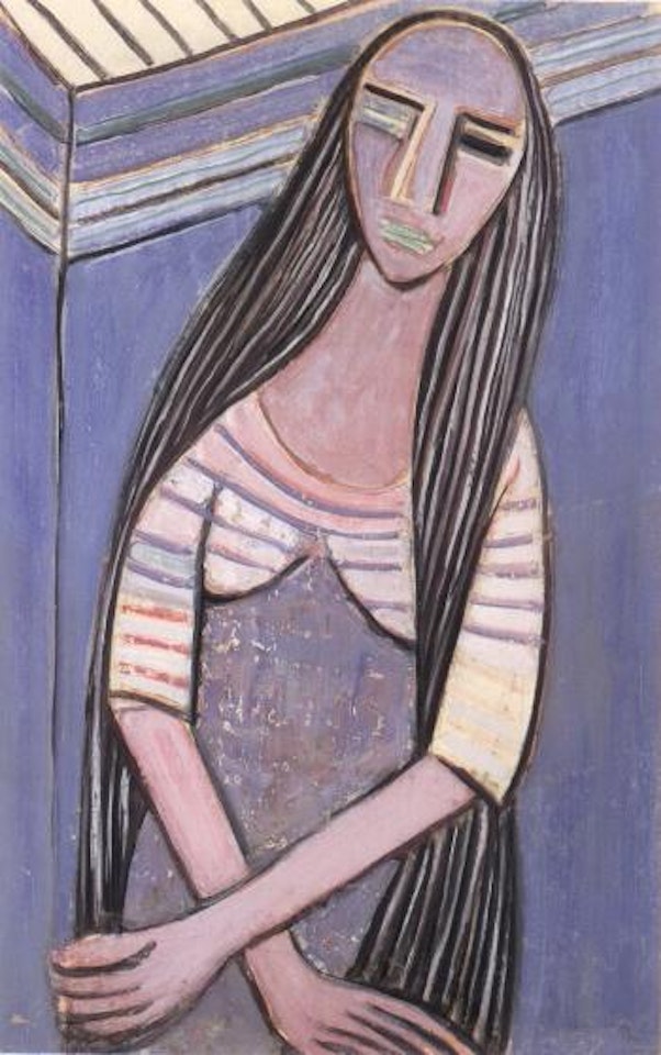 Femme aux cheveux longs I by Wifredo Lam
