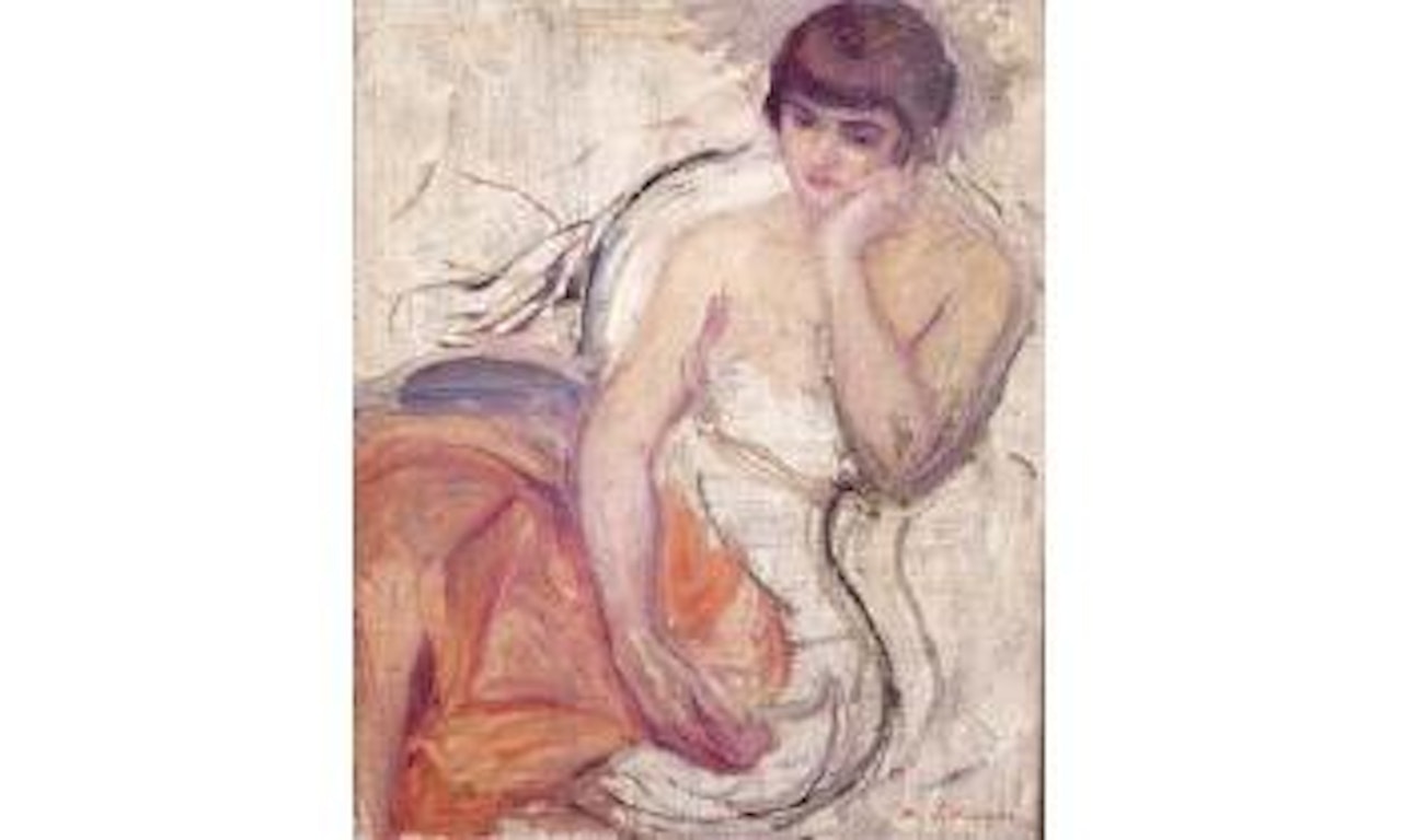 Jeune femme assise, portrait de Kiki by Henri Lebasque