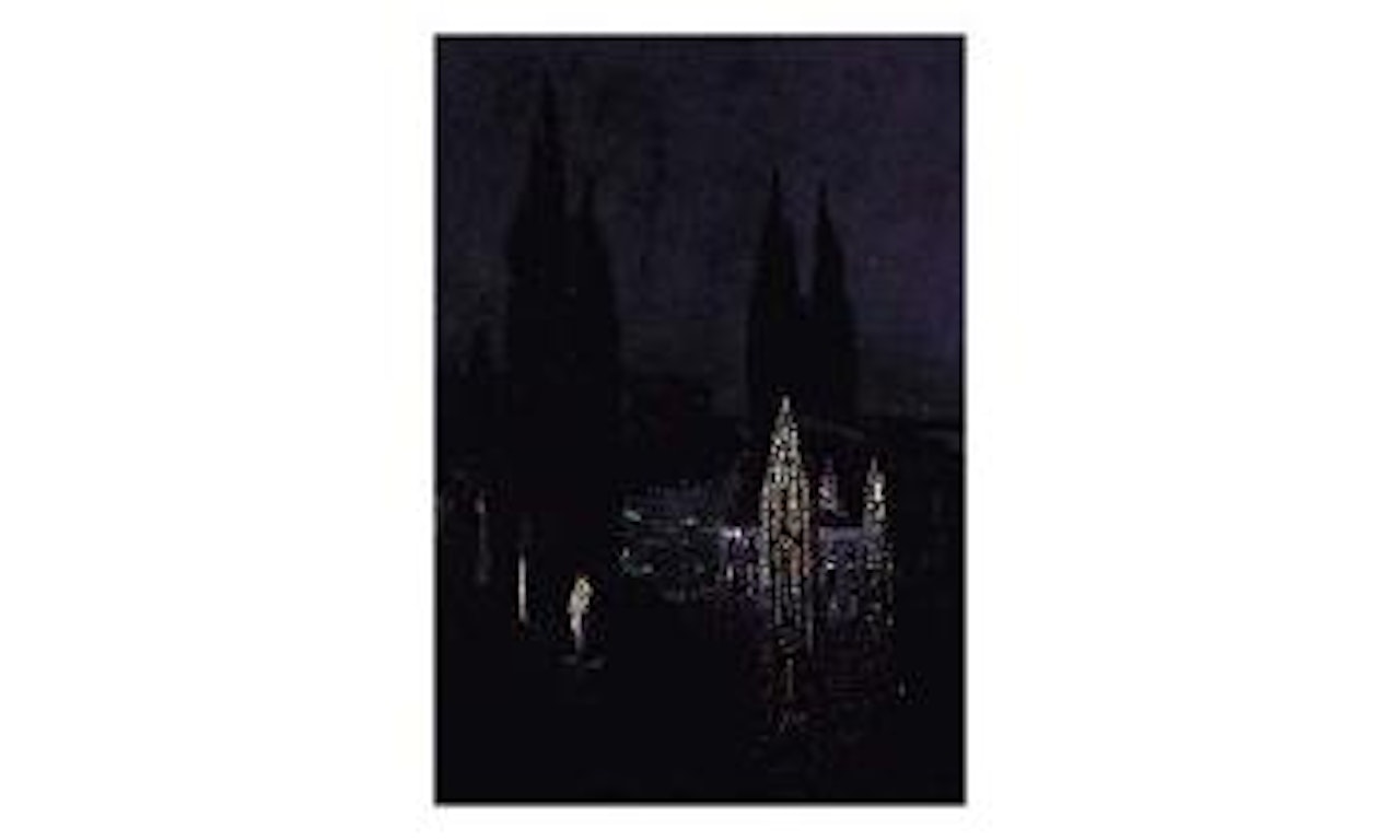 Night scene by Boleslas Biegas