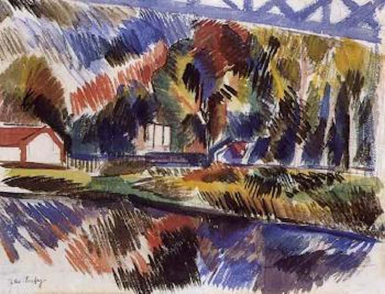 Paysage by Jean Dufy