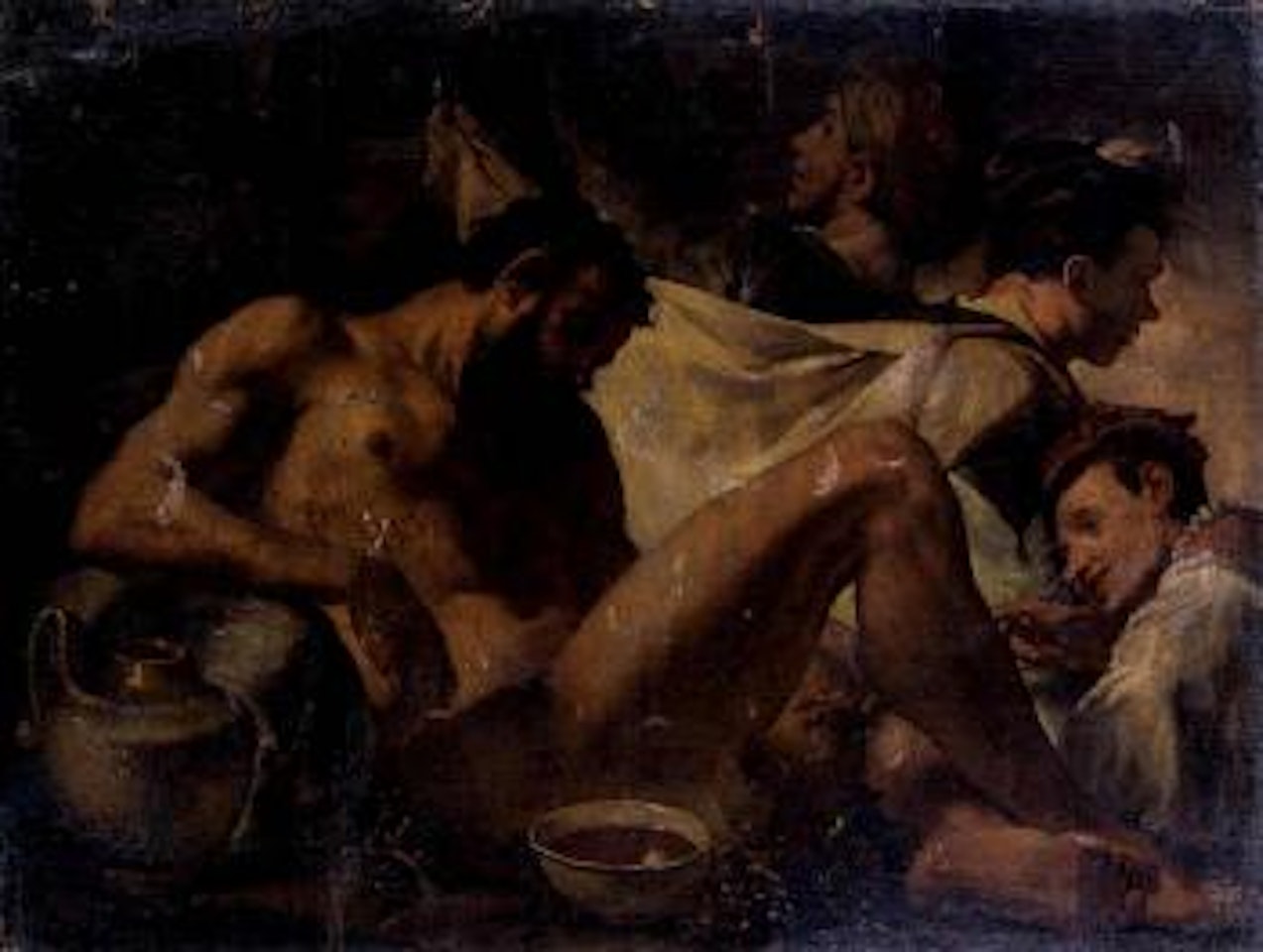 Drunkenness of Noah by Venetian School