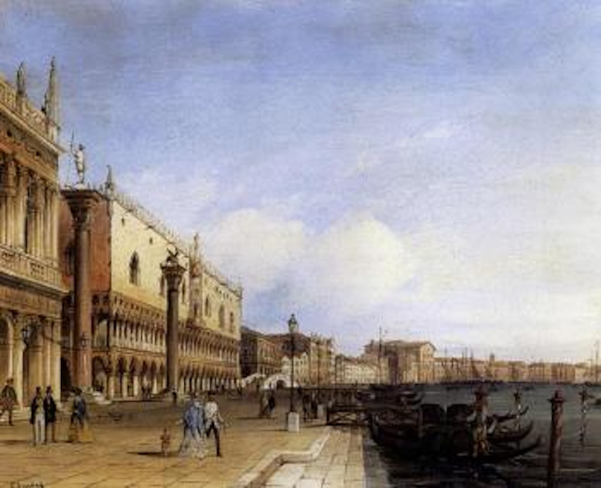 View of the Palazzo Ducale, Venice by Carlo Grubacs