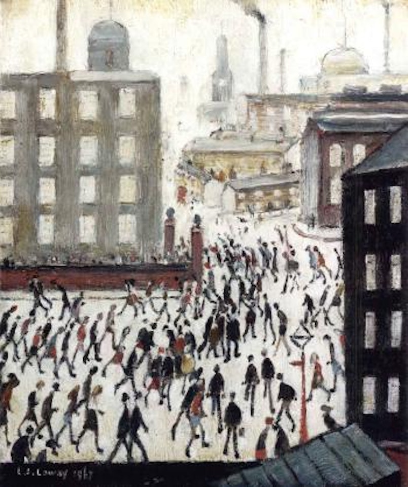 Going to work by Laurence Stephen Lowry
