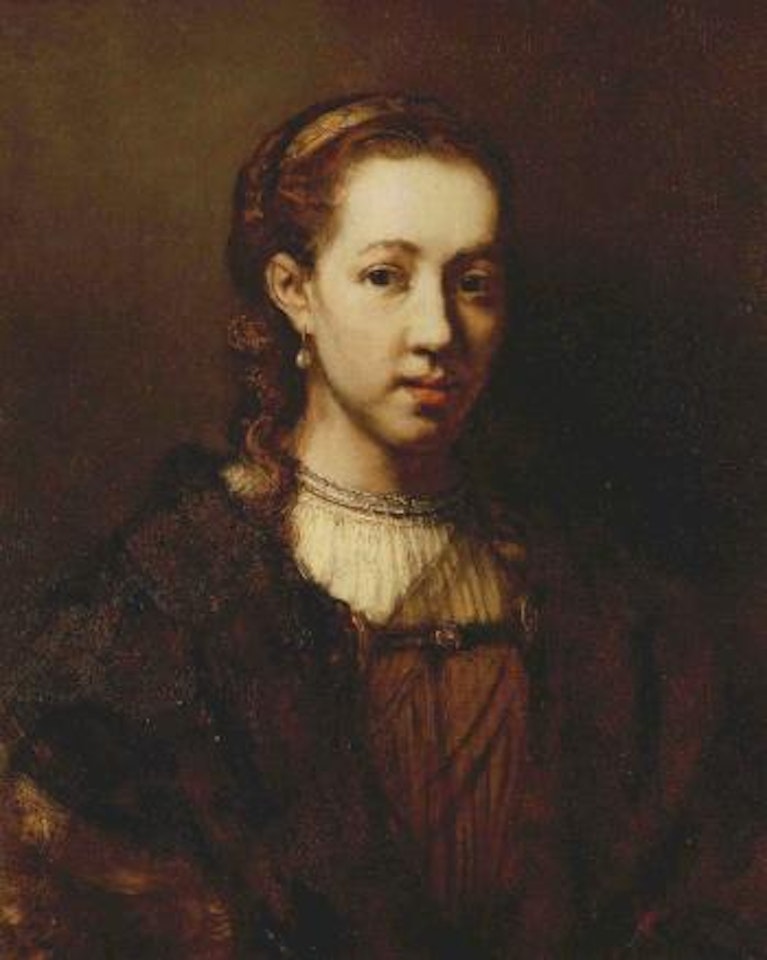 Portrait of a lady, said to be Hendrickje Stoffels by Attributed to Rembrandt Harmensz van Rijn