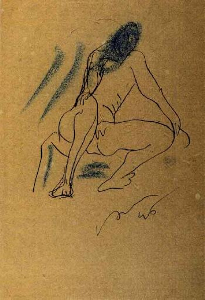 Little nude by Lucio Fontana