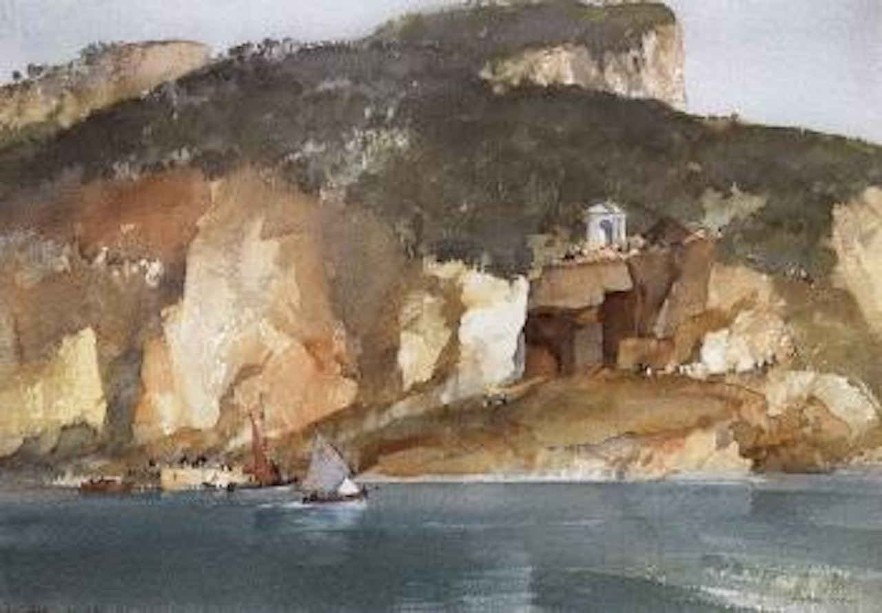 Landscape on the river Loing by William Russell Flint