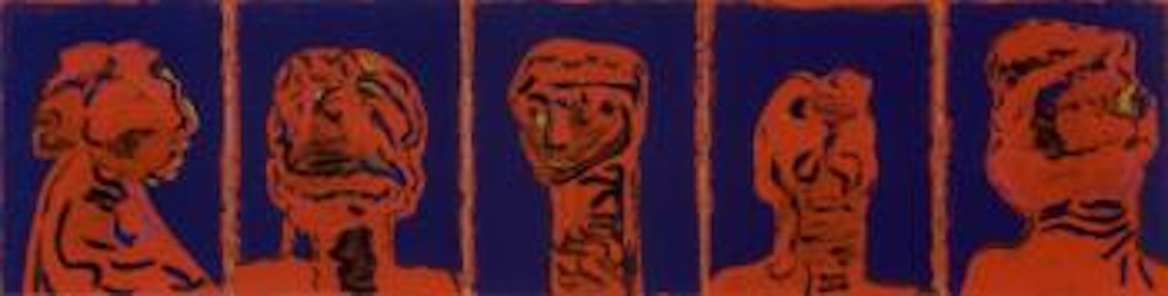 Five faces by Robert Hodgins