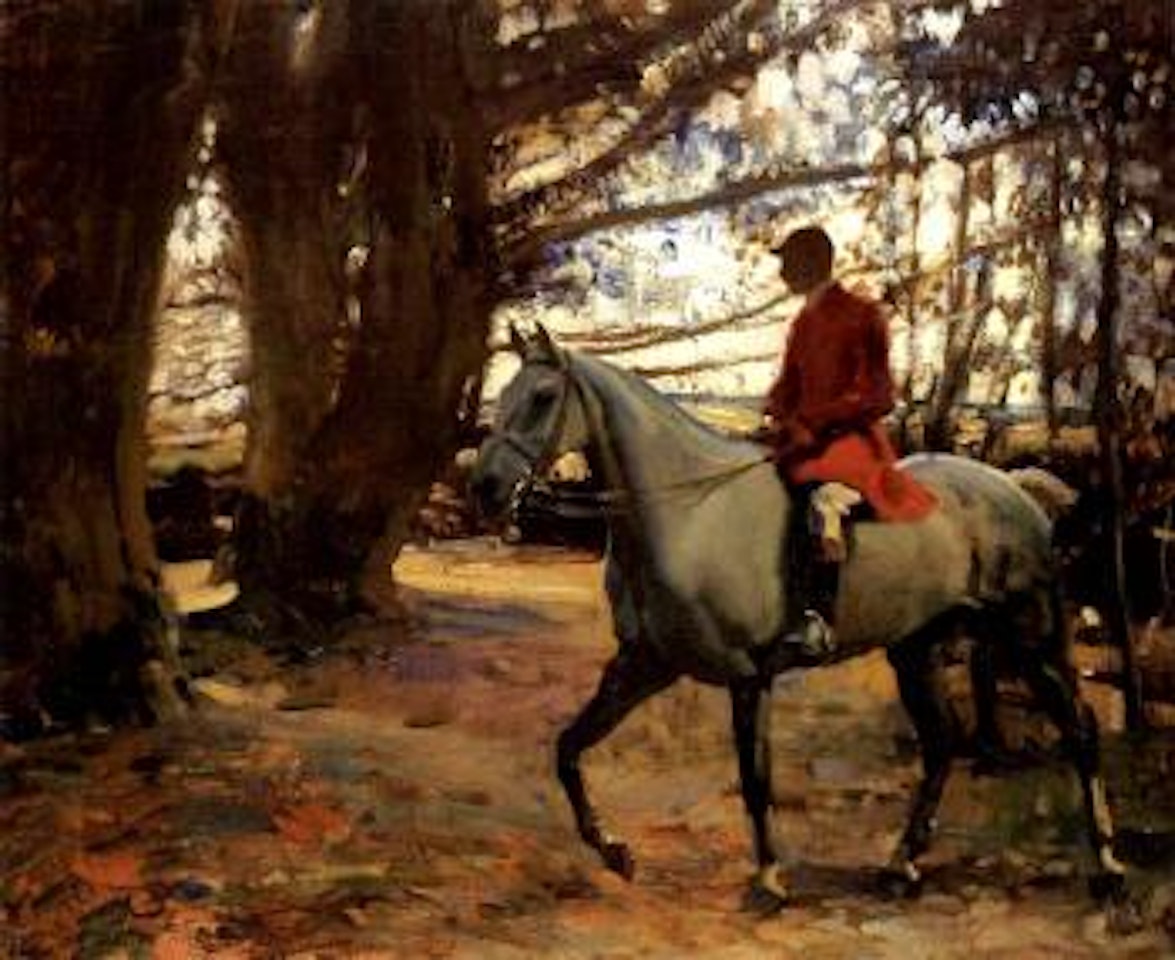 Trevelloes Wood, Cornwall by Alfred James Munnings