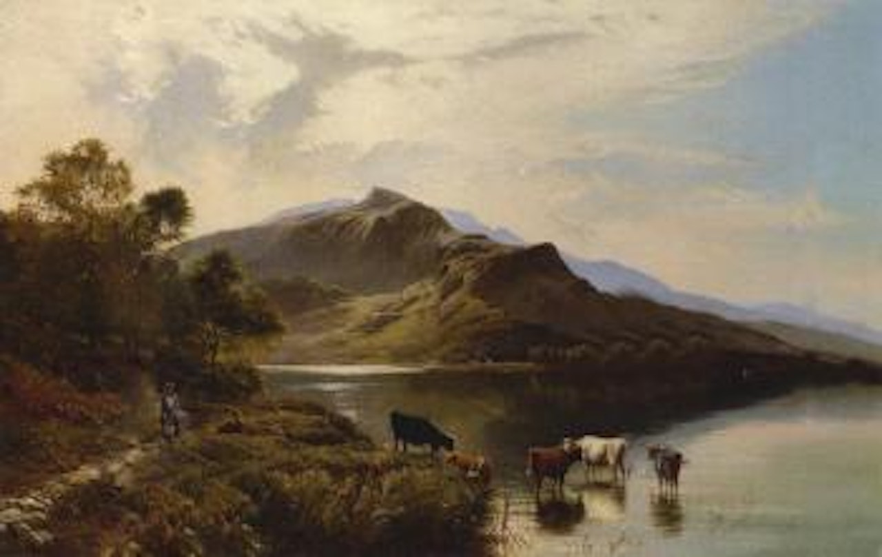 Down to the lake by Sidney Richard Percy