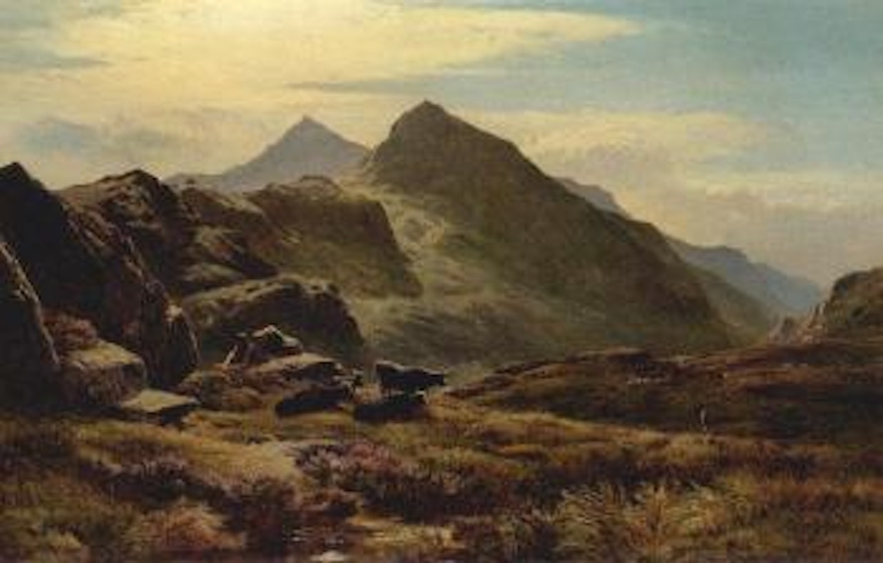 View of Snowdon by Sidney Richard Percy