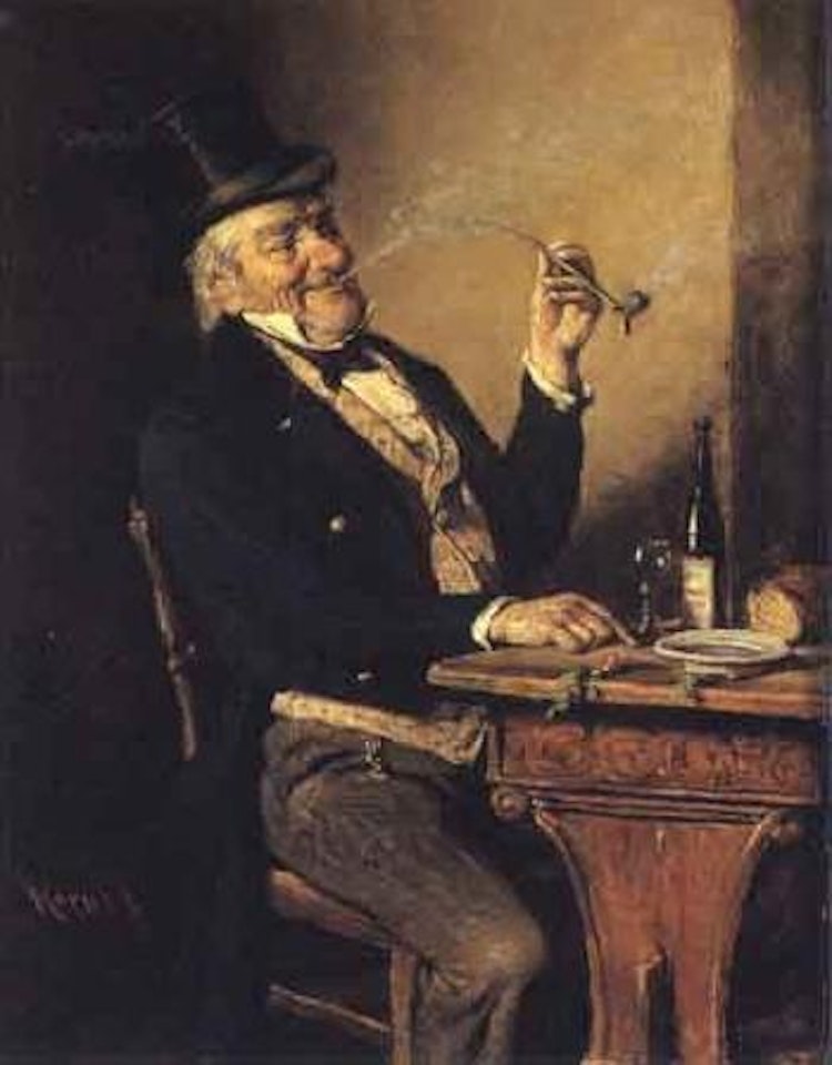 Good smoke. Good drink by Hermann Kern